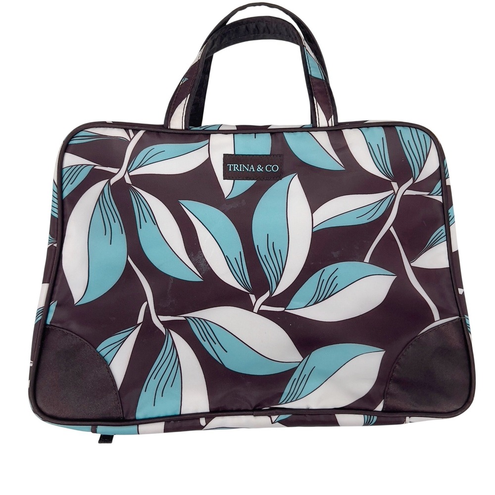 TRINA & CO Floral Cosmetic Travel Bag Organizer Pouch Trina‎ Turk